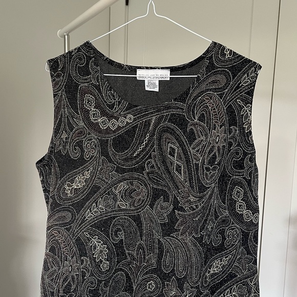 ๐2/$14๐ y2k Rhinestone Abstract Tank - Picture 1 of 6